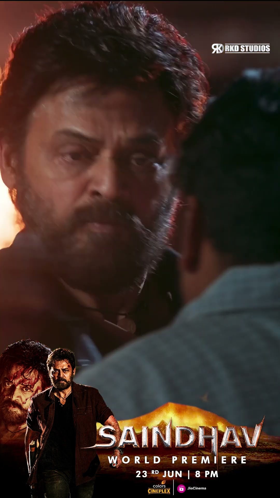 SAINDHAV | World Premiere | 23rd June | 8PM | Colors Cineplex \u0026 JioCinema |Venkatesh Daggubati, Arya